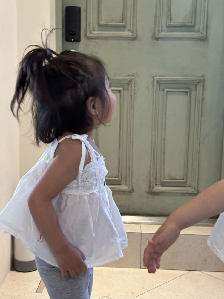 [75-125cm] 浪漫刺繡鏤空綁帶細肩帶背心 #Monoceros獨角獸座