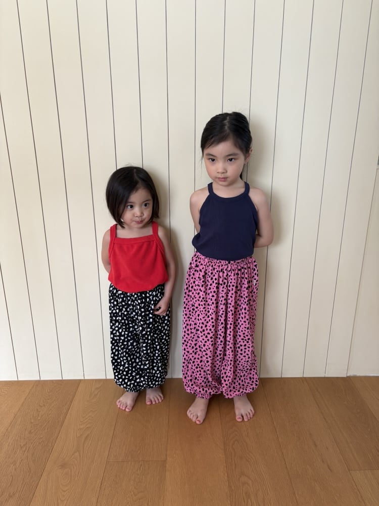 [75-125cm] 俏皮潑墨斑點縮口造型長褲 #Monoceros獨角獸座