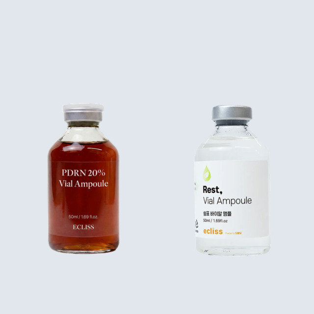 【兩全其美2件組】20%鮭魚PDRN安瓶50ml(高濃度20萬ppm)(小橘瓶)+休息安瓶(高濃度30%泛醇/TECA6020ppm)50ml