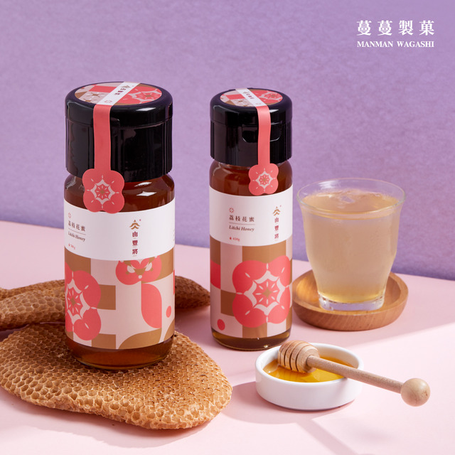 【由豐將】100%台灣蜂蜜-熟成國產荔枝蜜 420g