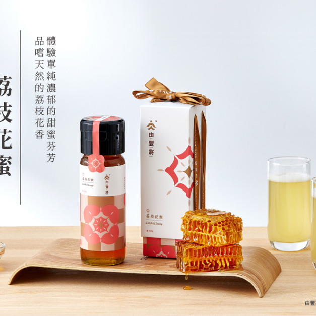 【由豐將】100%台灣蜂蜜-熟成國產荔枝蜜 700g