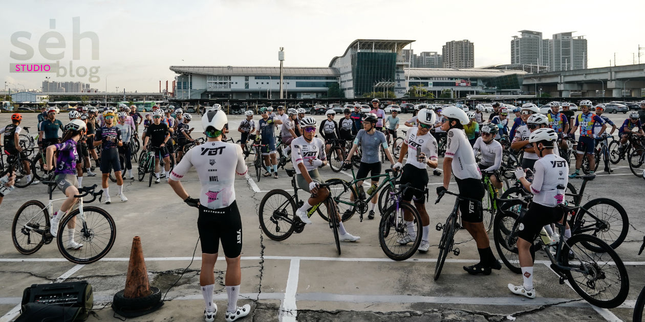 第二集合點(五都烏日停車場)，阿亮宣布注意事項之後，150個人的約前就出發啦！