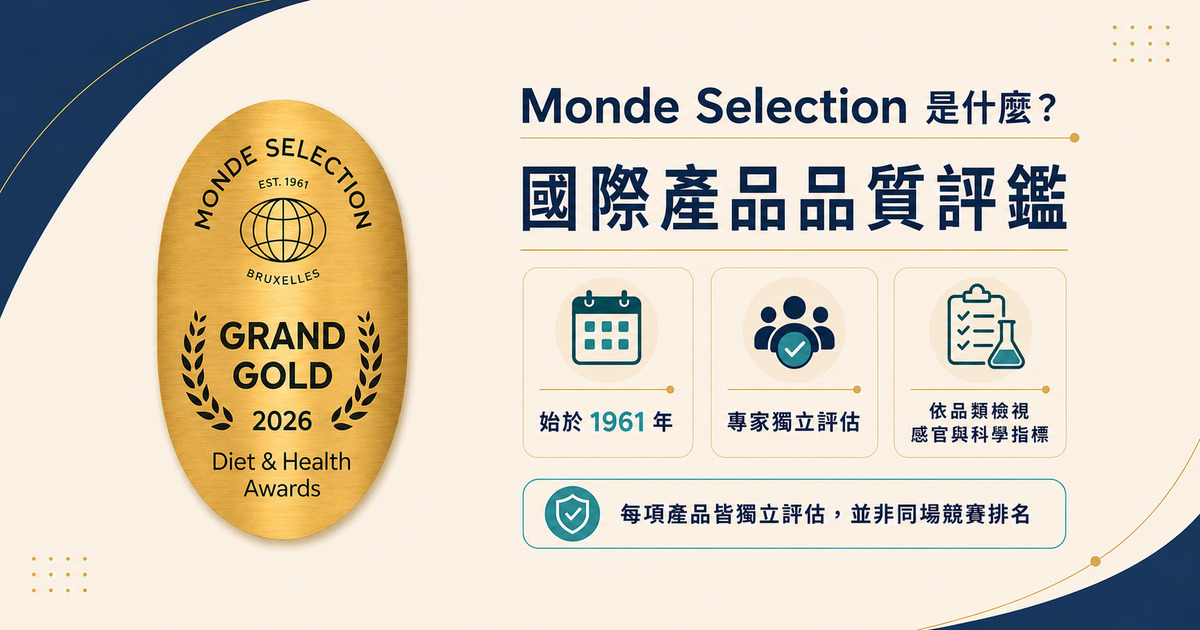 【世界級的品質認證】愷達生醫多項產品榮獲 Monde Selection 國際品質大賞！深度解析頂級榮耀背後的秘密