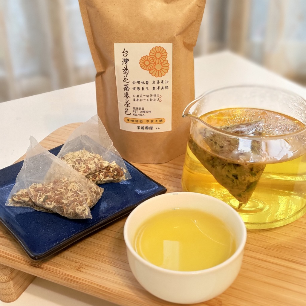 *無咖啡因*臺灣菊花蕎麥茶包 (小茶包10入)