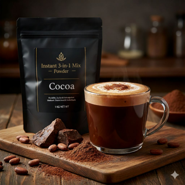 三合一極品醇濃可可粉