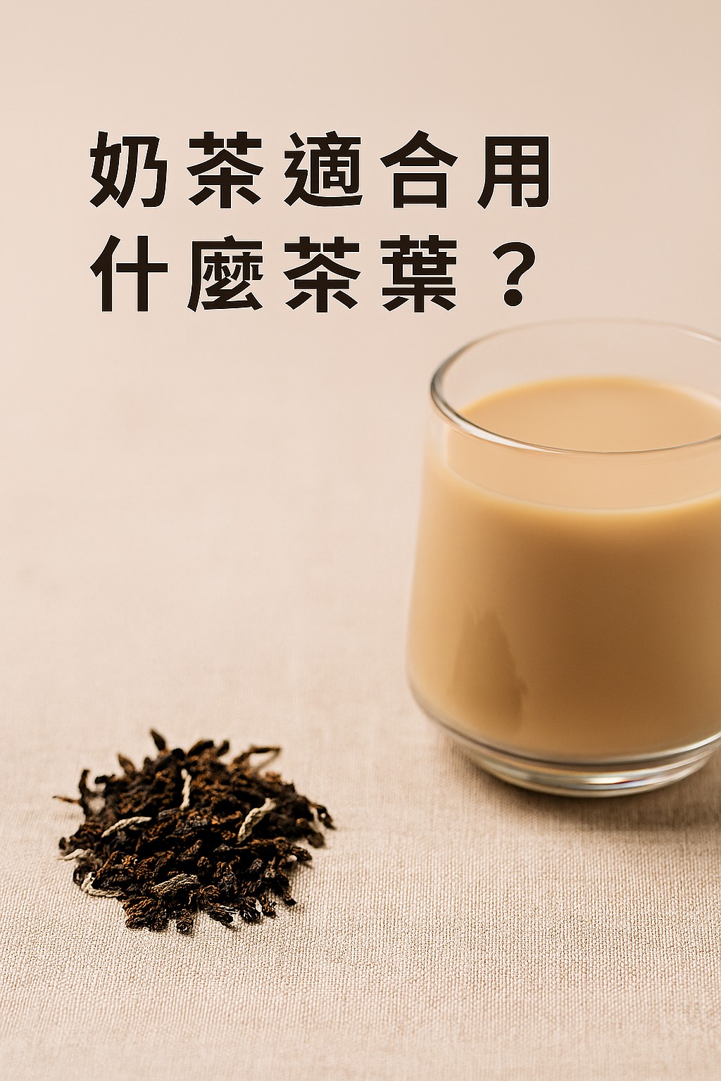 [TeaTalk-016] 奶茶適合用什麼茶葉？選對基底，茶香與奶香才不打架！