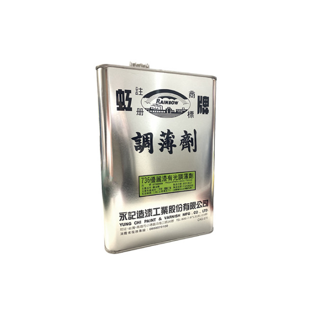 Rainbow 虹牌油漆 736 優麗漆調薄劑 透明-1加侖裝 736