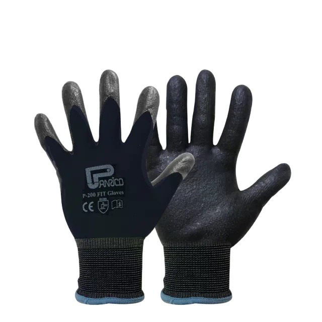 Panrico 百利世 手套 加厚型止滑耐磨/FIT/黑(韓國製造) XL J-GF001(S)/BK
