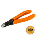 BAHCO 瑞典魚牌 電子斜口鉗 160mm 長度: 160 mm
鉗口長度: 18.1 mm
最大開口: 2 mm
重量: 170 g
剪切能力 (銅線): Φ3.8 mm
剪切能力 (鐵線): Φ2.5 mm
剪切能力 (鋼琴線): Φ2.0 mm 2101D-160