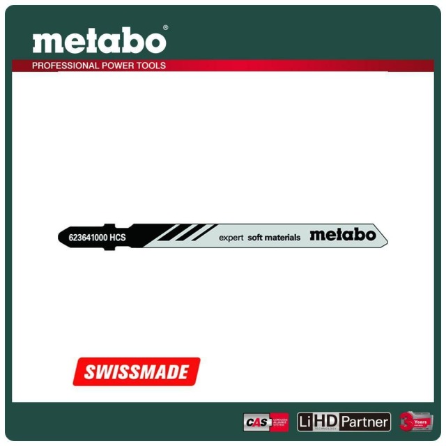 Metabo 美達寶 專業軟材料線鋸片74/1.25mm T113A 5支/卡 623641000