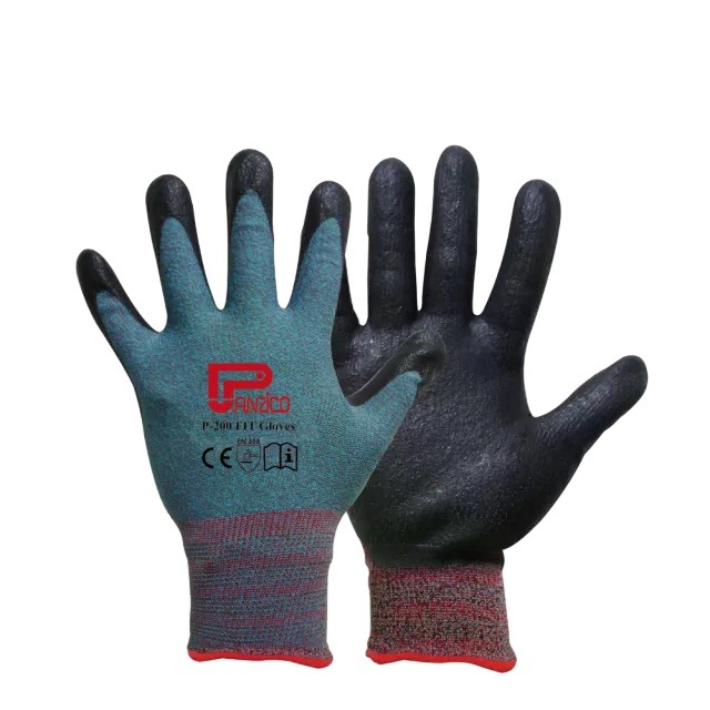 Panrico 百利世 手套 加厚型止滑耐磨/FIT/藍(韓國製造) XL