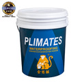 Plimates 金絲猴 P 601 高黏性高彈性外牆防水塗料 白色-5加侖裝 P601