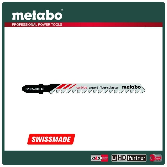 Metabo 美達寶 專業纖維+石膏線鋸片74/4.3mm/6T T141HM 623652000