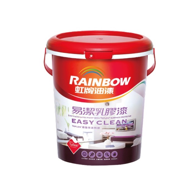 Rainbow 虹牌油漆 432 易潔乳膠漆 小鴨黃-1加侖裝 432