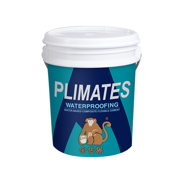 Plimates 金絲猴 P 777 粉狀抗水壓矽酸質水泥塗料 白色-5加侖裝 P 777