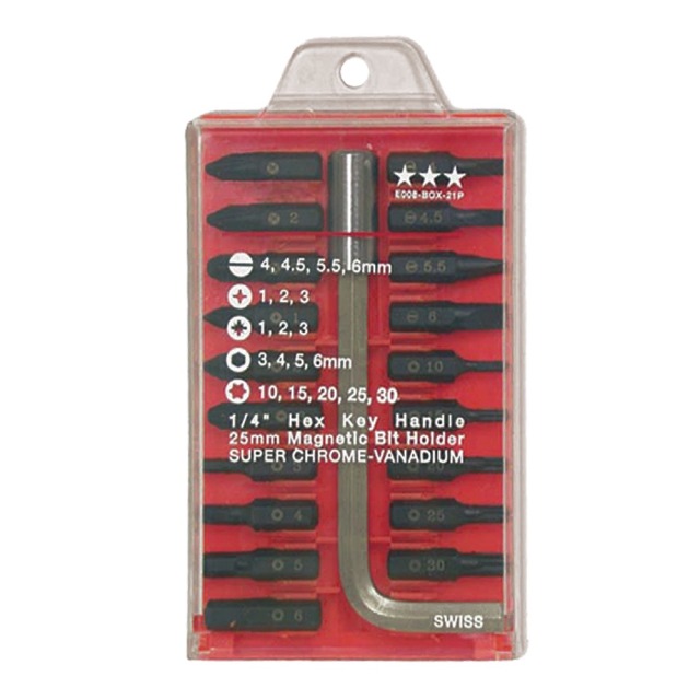 Panrico 百利世 起子組 21pcs(25mm)扳手專業 E008 BOX 21P E008-BOX-21P