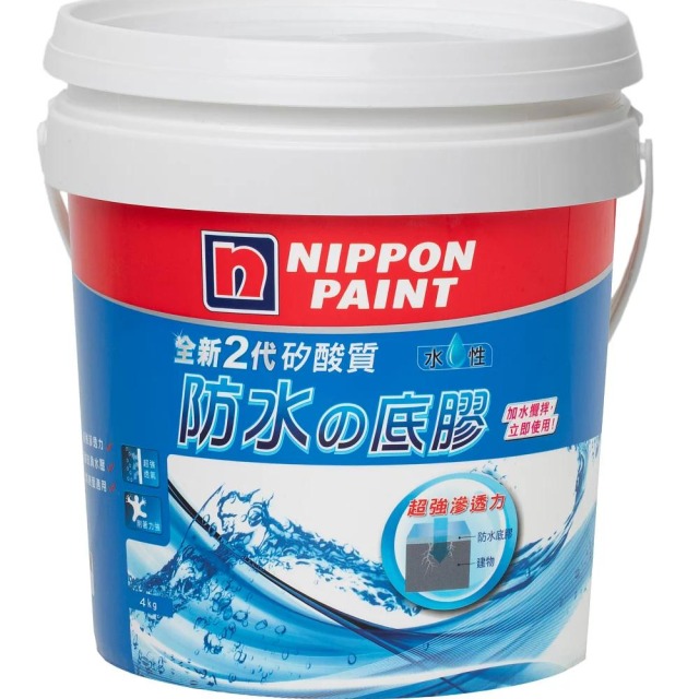 Nippon Paint 立邦 多功能水性防水底漆 4公斤裝-透明色