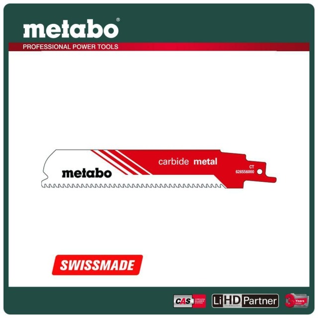Metabo 美達寶 碳化鎢鋸軍刀鋸片150X1.25mm S955CHM -單入 626556000