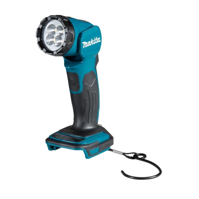 MAKITA 牧田 18V充電式LED手電筒 空機 產品規格表
工作能力	連續使用時間(小時)：54(搭配BL1860B)10.5(搭配BL1415NA)
亮度：160lm
尺寸(長x寬x高)	227 x 79 x 116 mm
重量	0.56 - 0.93 kg DML815