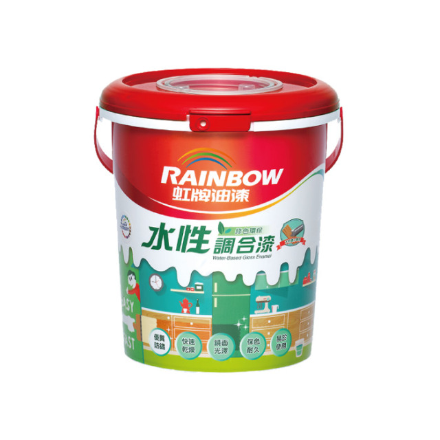 Rainbow 虹牌油漆 160水性調合漆 電腦調色-3公升裝 160