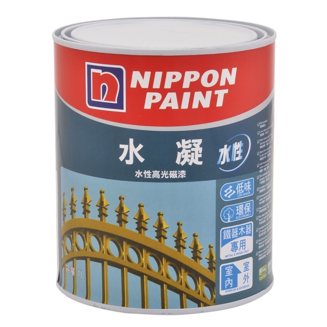 Nippon Paint 立邦 水凝水性多功能金屬底漆 1公升裝 白色 1公升裝 白色