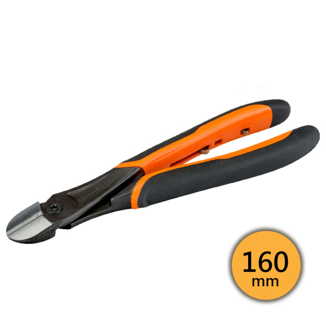 BAHCO 瑞典魚牌 強力電子斜口鉗 (ERGO™握把) 160mm 長度: 160 mm
鉗口長度: 18 mm
最大開口: 2.1 mm
重量: 150 g
剪切能力 (鐵線): Φ2.7 mm
剪切能力 (鋼琴線): Φ2.3 mm 21HDG-160
