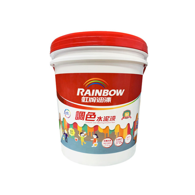 Rainbow 虹牌油漆 319 調色水性水泥漆(平光) 電腦調色-10公升裝(請將色號填於備註欄 319