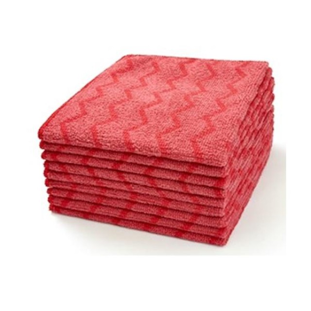 Rubbermaid 樂柏美 超細纖維抹布(紅色) 紅色 FGQ62000RD