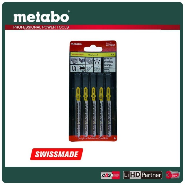 Metabo 美達寶 木工線鋸片57/1.4mmT101AO5支/卡 623651000