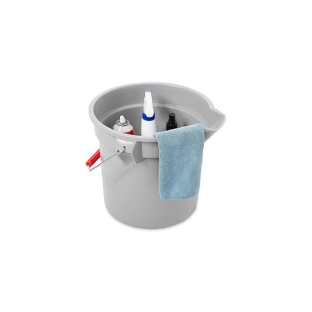 Rubbermaid 樂柏美 BRUTE水桶14QT(灰色) 灰色 FG261400GRAY