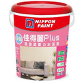 Nippon Paint 立邦 淨極佳得麗Plus 超強遮蓋力水泥漆 平光 5加侖裝 0000特白