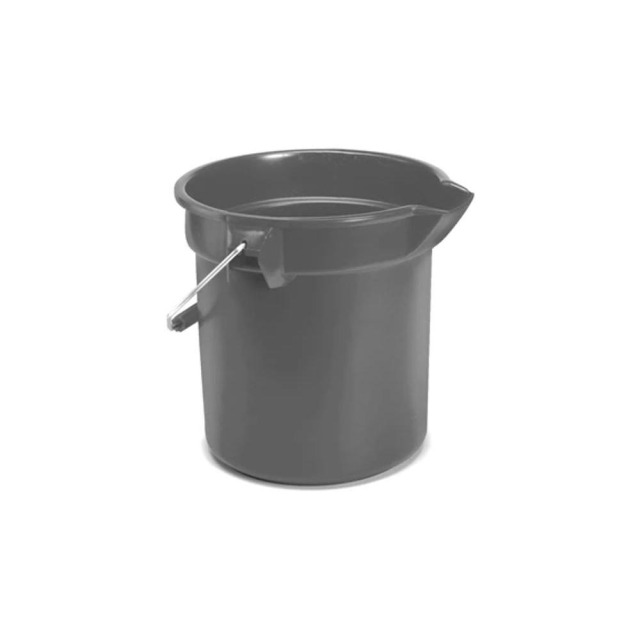 Rubbermaid 樂柏美 BRUTE水桶10QT(灰色) 灰色 FG296300GRAY