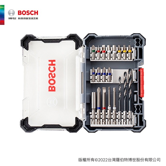 BOSCH 博世 皮克力六角柄金屬鑽頭起子頭20件組(Pick n Click)