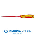 KING TONY 金統立 專業級工具 一字耐電壓起子 4.0mm*4’’ KT14720404 4.0mm*4’’ KT14720404