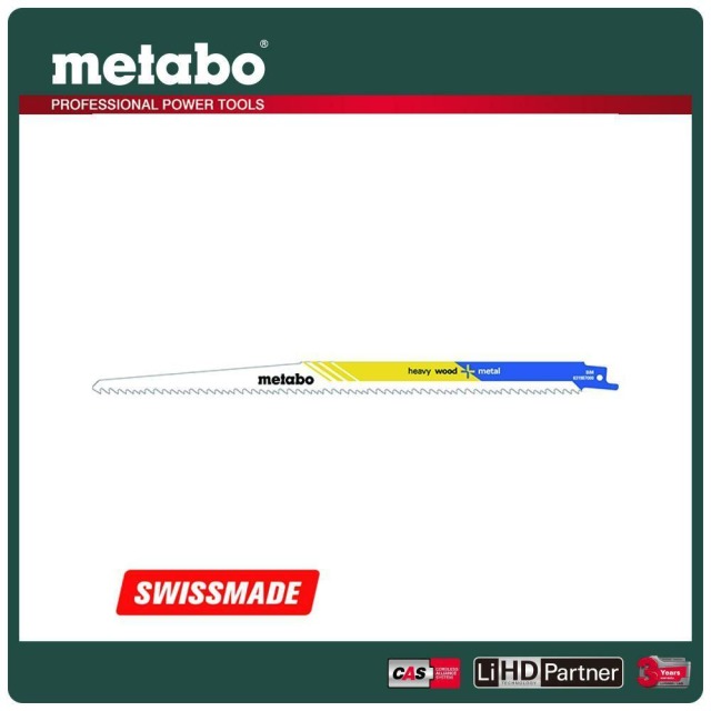 Metabo 美達寶 木材+金屬軍刀鋸片300/3.2/5.1mm S1411VF 5支/卡 631987000