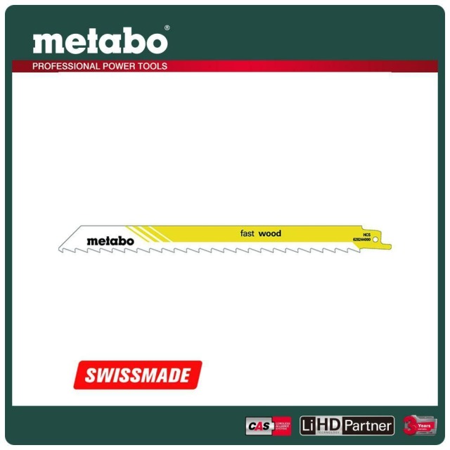 Metabo 美達寶 木工軍刀鋸片225/8.5mm/3T S1111K 5支/卡 628244000