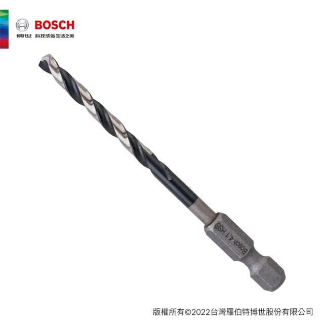 BOSCH 博世 4.1mm HSS-G 鐵工鑽頭 1/4