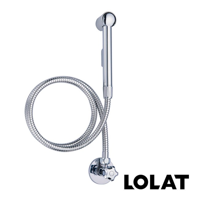 LOLAT 羅力 多功能衛生沖洗器/馬桶/洗屁屁/鉻 A1065P