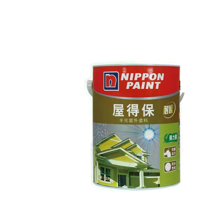 Nippon Paint 立邦 屋得保室外塗料 半光 5公升裝 湖水藍 TW18E50 TW系列（白色/米色/灰色系）