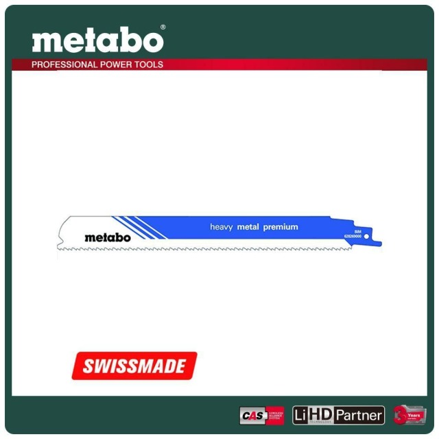 Metabo 美達寶 金屬軍刀鋸片225/2.5+3.2mm 2支/卡 S1136CHF