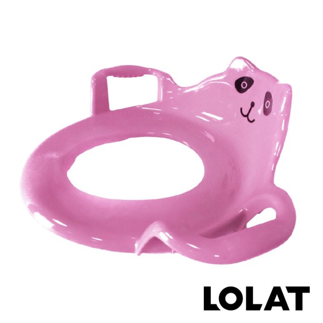 LOLAT 羅力 兒童簡易安全馬桶座粉 A9192PP