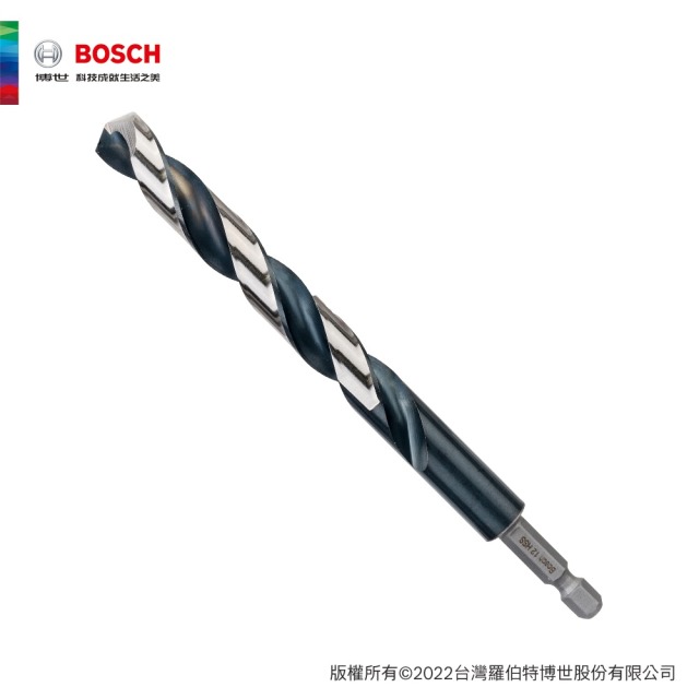 BOSCH 博世 12.0mm HSS-G 鐵工鑽頭 1/4