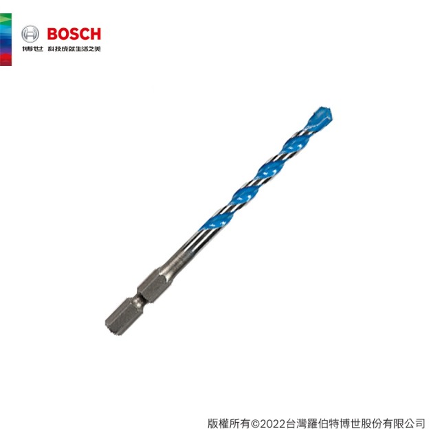 BOSCH 博世 4.0mm 萬用鑽頭 4分之1英吋六角柄