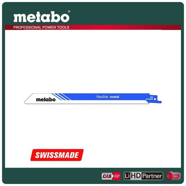 Metabo 美達寶 金屬軍刀鋸片225/1.8mm/14T S1122BF 5支/卡 631494000