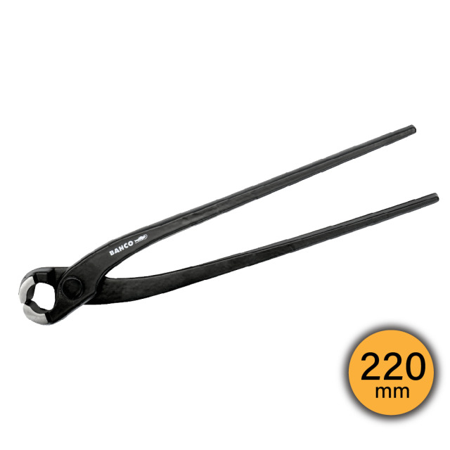 BAHCO 瑞典魚牌 省力虎頭鉗/園藝鉗 (黑色環氧塗層) 220mm 長度: 220 mm
鉗口長度: 16 mm
最大開口: 1 mm
重量: 205 g
剪切能力 (鐵線): Φ2.2 mm 2339-220IP