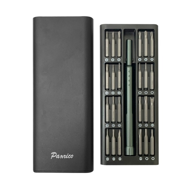 Panrico 百利世 起子組 25p精密起子組附柄/鋁盒 E008 PS251 E008-PS251