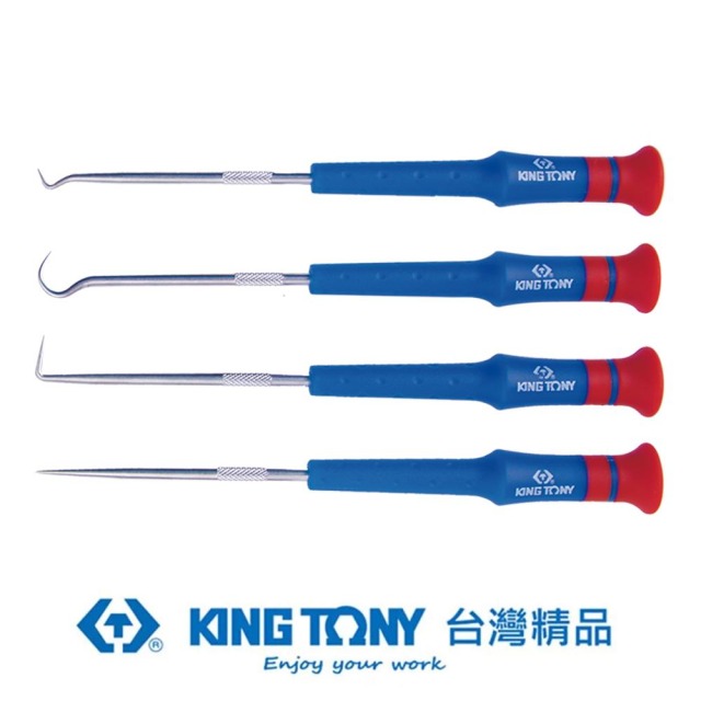 KING TONY 金統立 專業級工具4件式油封拉拔起子組 KT30914AY