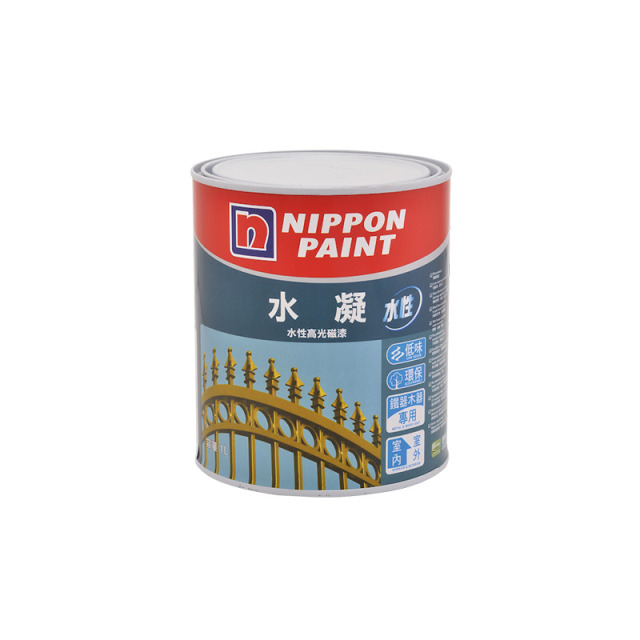 Nippon Paint 立邦 水凝水性高光磁漆 1公升裝 玉青 Jadite Charm OW044-4 淺系列顏色