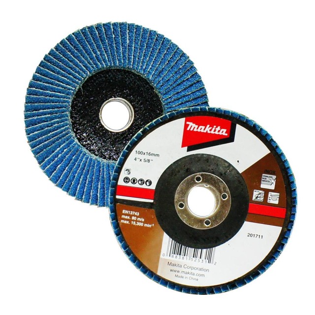 MAKITA 牧田 4”砂布輪40/60/80/120-不鏽鋼專用(1入) D-63725