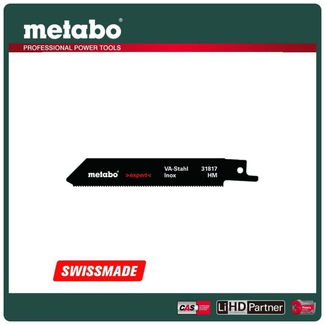 Metabo 美達寶 碳化鎢鋸軍刀鋸片115X1.25mm S522EHM 631817000